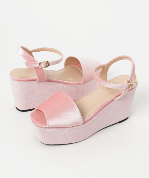 archives（アルシーヴ）の「ウェッジサンダル（サンダル・レディース・ブラック/シルバーグレー/ピンク・LARGE/MEDIUM）」の3枚目の写真