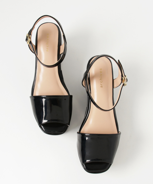 archives（アルシーヴ）の「ウェッジサンダル（サンダル・レディース・ブラック/シルバーグレー/ピンク・LARGE/MEDIUM）」の5枚目の写真