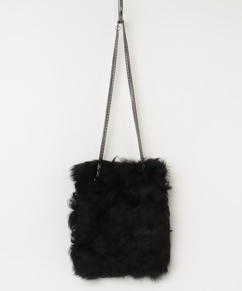 green label relaxing(グリーンレーベルリラクシング)の「★KF GIANI FUR バッグ ◆(ショルダーバッグ・レディース・ブラック/ベージュ・FREE)」の3枚目の写真