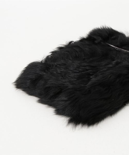 green label relaxing(グリーンレーベルリラクシング)の「★KF GIANI FUR バッグ ◆(ショルダーバッグ・レディース・ブラック/ベージュ・FREE)」の4枚目の写真