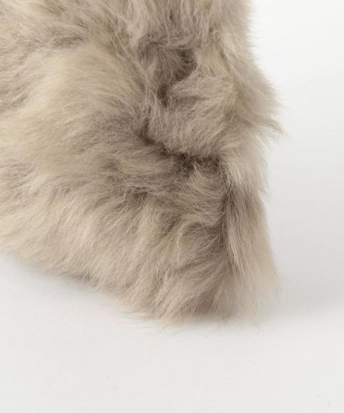 green label relaxing(グリーンレーベルリラクシング)の「★KF GIANI FUR バッグ ◆(ショルダーバッグ・レディース・ブラック/ベージュ・FREE)」の7枚目の写真