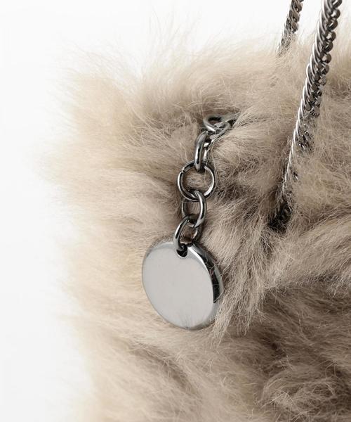green label relaxing(グリーンレーベルリラクシング)の「★KF GIANI FUR バッグ ◆(ショルダーバッグ・レディース・ブラック/ベージュ・FREE)」の8枚目の写真