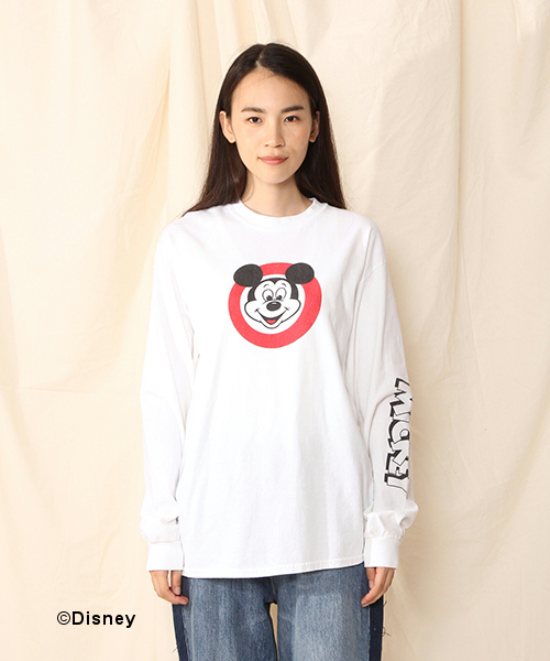 niko and...（ニコアンド）の「ミッキー/スマイルロンT【niko and ...】（Tシャツ/カットソー・レディース・ホワイト・MEDIUM/LARGE）」の6枚目の写真