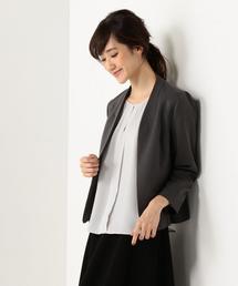 THE STATION STORE | ＜closet story＞ ツイル カラーレス ジャケット GRY(ノーカラージャケット)