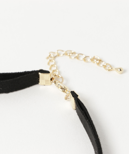 WEGO（ウィゴー）の「WEGO/リング細ヒモチョーカー（チョーカー・レディース・ブラック・FREE）」の2枚目の写真