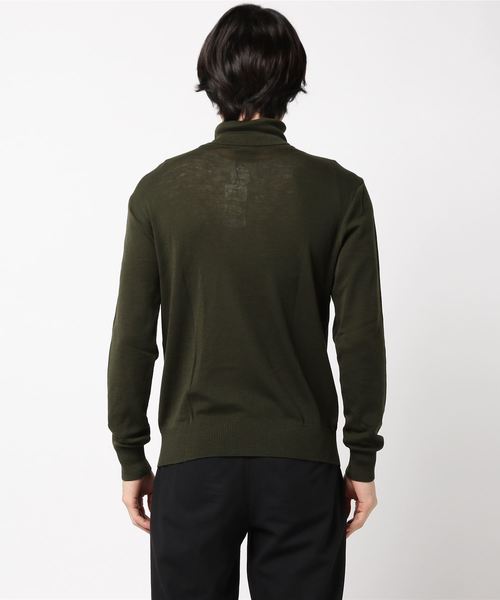 Letroyes（ルトロワ）の「Letroyes　ウールタートルニット（ニット/セーター・メンズ・ダークグリーン・L）」の3枚目の写真