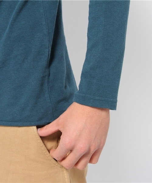 MR.OLIVE（ミスターオリーブ）の「OVERDYED BRAZIL COTTON / PULLOVER HOODED SHIRT（パーカー・メンズ・オレンジ/ターコイズブルー/オリーブ・SMALL/MEDIUM/LARGE）」の5枚目の写真