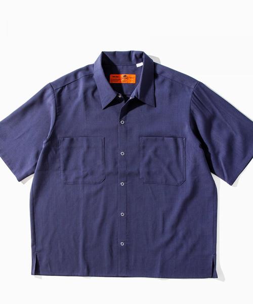 RED KAP（レッドキャップ）の「【別注】 ＜RED KAP＞ TW WORK SHORT SLEEVES SHIRTS ◆（シャツ/ブラウス・メンズ・ダークブラウン/ベージュ/マスタード/パープル/ダークグリーン・SMALL/LARGE/MEDIUM）」の4枚目の写真