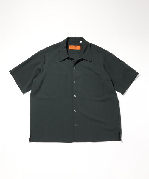 RED KAP（レッドキャップ）の「【別注】 ＜RED KAP＞ TW WORK SHORT SLEEVES SHIRTS ◆（シャツ/ブラウス・メンズ・ダークブラウン/ベージュ/マスタード/パープル/ダークグリーン・SMALL/LARGE/MEDIUM）」の3枚目の写真