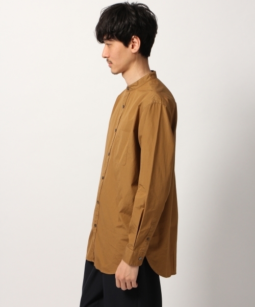 GLOBAL WORK（グローバルワーク）の「バンドカラーシャツ/777083（シャツ/ブラウス・メンズ・ベージュ系その他3/ホワイト/ライトブルー・X-LARGE/LARGE/MEDIUM/SMALL）」の7枚目の写真