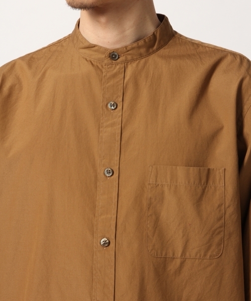 GLOBAL WORK（グローバルワーク）の「バンドカラーシャツ/777083（シャツ/ブラウス・メンズ・ベージュ系その他3/ホワイト/ライトブルー・X-LARGE/LARGE/MEDIUM/SMALL）」の9枚目の写真