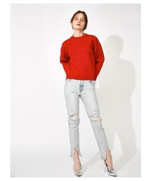 MOUSSY | BROKEN BLEACH SKINNY(デニムパンツ)
