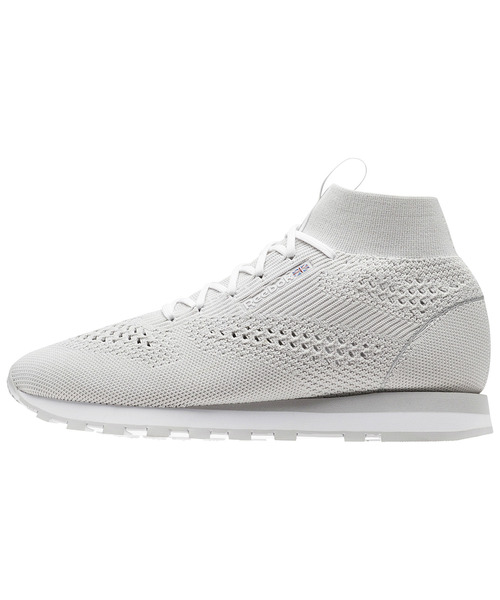 Reebok(リーボック)の「クラシックレザー ミッド CL LEATHER MID ULTK(スニーカー・メンズ・ホワイト/ライトベージュ/ブラック/マルーン・25.0cm/27.5cm/28.0cm/26.0cm/27.0cm/29.0cm/24.0cm/24.5cm/26.5cm/25.5cm/28.5cm/23.5cm/23.0cm/30.0cm/29.5cm/31cm)」の2枚目の写真