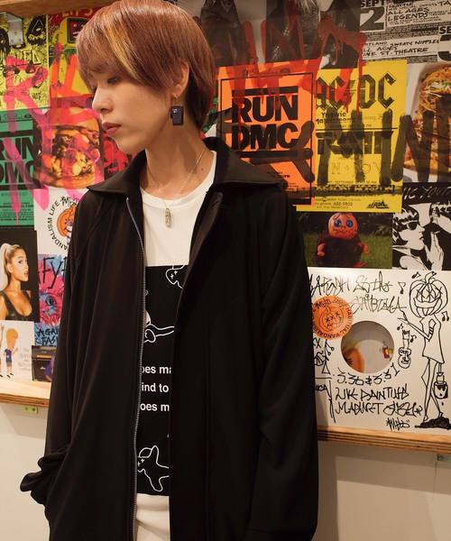 AFYF(エーエフワイエフ)の「AFYF OVERSIZE LONG MODS COAT/オーバーサイズロングモッズコート(モッズコート・レディース・ネイビー/ブラック/ブラック系その他/ブラック系その他2・FREE)」の8枚目の写真