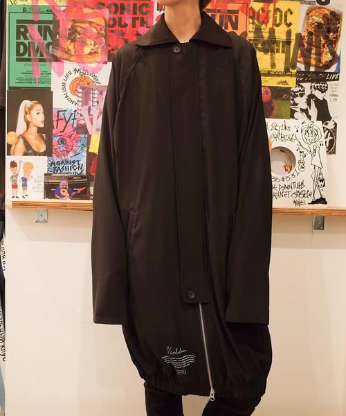 AFYF(エーエフワイエフ)の「AFYF OVERSIZE LONG MODS COAT/オーバーサイズロングモッズコート(モッズコート・レディース・ネイビー/ブラック/ブラック系その他/ブラック系その他2・FREE)」の10枚目の写真