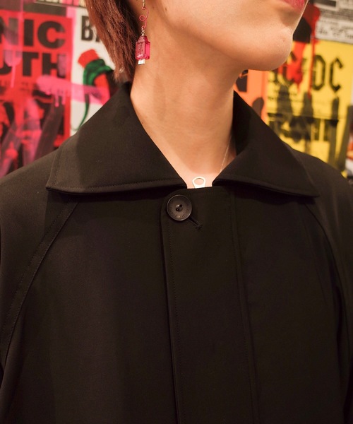 AFYF(エーエフワイエフ)の「AFYF OVERSIZE LONG MODS COAT/オーバーサイズロングモッズコート(モッズコート・レディース・ネイビー/ブラック/ブラック系その他/ブラック系その他2・FREE)」の11枚目の写真