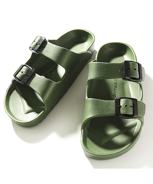 devirock（デビロック）の「2バンドスポーツサンダル シューズ（サンダル・キッズ・ブラック/パープル/オフホワイト/カーキ/ネイビー・22.0cm/17.0cm/18.0cm/19.0cm/20.0cm/21.0cm）」の4枚目の写真