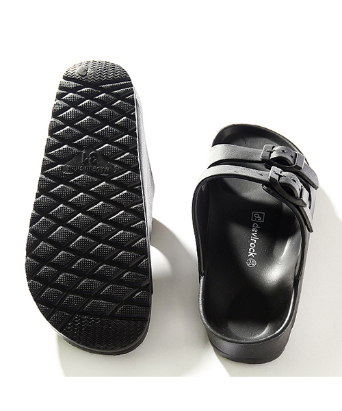 devirock（デビロック）の「2バンドスポーツサンダル シューズ（サンダル・キッズ・ブラック/パープル/オフホワイト/カーキ/ネイビー・22.0cm/17.0cm/18.0cm/19.0cm/20.0cm/21.0cm）」の10枚目の写真