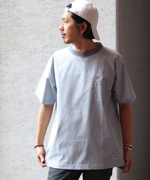 Snow Peak（スノーピーク）の「Snow Peak×relume / 別注スノーピーク DOT AIR Tシャツ#（Tシャツ/カットソー・メンズ・ライトグレー/ネイビー・L/M）」の14枚目の写真