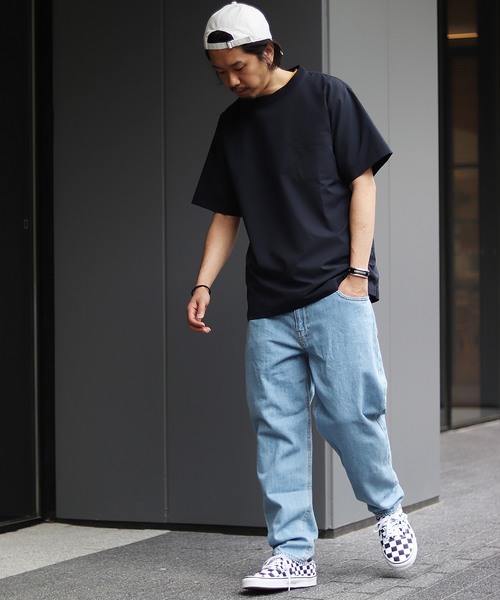 Snow Peak（スノーピーク）の「Snow Peak×relume / 別注スノーピーク DOT AIR Tシャツ#（Tシャツ/カットソー・メンズ・ライトグレー/ネイビー・L/M）」の15枚目の写真