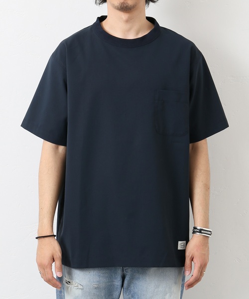 Snow Peak（スノーピーク）の「Snow Peak×relume / 別注スノーピーク DOT AIR Tシャツ#（Tシャツ/カットソー・メンズ・ライトグレー/ネイビー・L/M）」の12枚目の写真