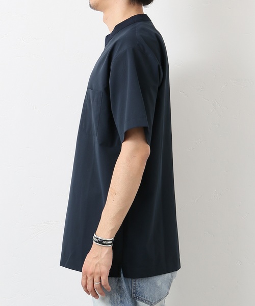 Snow Peak（スノーピーク）の「Snow Peak×relume / 別注スノーピーク DOT AIR Tシャツ#（Tシャツ/カットソー・メンズ・ライトグレー/ネイビー・L/M）」の8枚目の写真