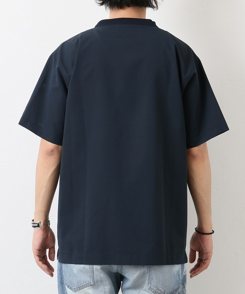 Snow Peak（スノーピーク）の「Snow Peak×relume / 別注スノーピーク DOT AIR Tシャツ#（Tシャツ/カットソー・メンズ・ライトグレー/ネイビー・L/M）」の10枚目の写真