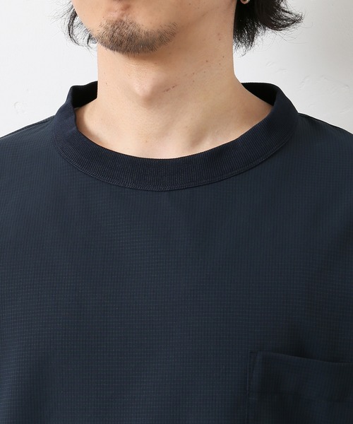 Snow Peak（スノーピーク）の「Snow Peak×relume / 別注スノーピーク DOT AIR Tシャツ#（Tシャツ/カットソー・メンズ・ライトグレー/ネイビー・L/M）」の11枚目の写真