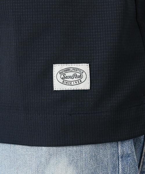 Snow Peak（スノーピーク）の「Snow Peak×relume / 別注スノーピーク DOT AIR Tシャツ#（Tシャツ/カットソー・メンズ・ライトグレー/ネイビー・L/M）」の16枚目の写真