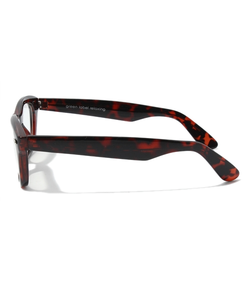 green label relaxing（グリーンレーベルリラクシング）の「CLR CELL ウェリントン Ⅳメガネ（メガネ・メンズ・ブラック/ダークブラウン・フリー）」の4枚目の写真