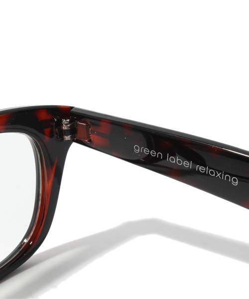 green label relaxing（グリーンレーベルリラクシング）の「CLR CELL ウェリントン Ⅳメガネ（メガネ・メンズ・ブラック/ダークブラウン・フリー）」の8枚目の写真