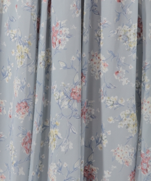 laboratory work（ラボラトリーワーク）の「花柄ロングスカート（スカート・レディース・ライトグレー/ネイビー/イエロー・MEDIUM）」の8枚目の写真