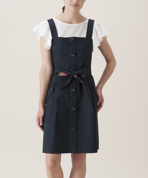 美品♦︎CBクレストブリッジ タスラン ウェザースカート¥15,400梅雨対策 BLUE LABEL CRESTBRIDGE（ブルーレーベルクレストブリッジ）の