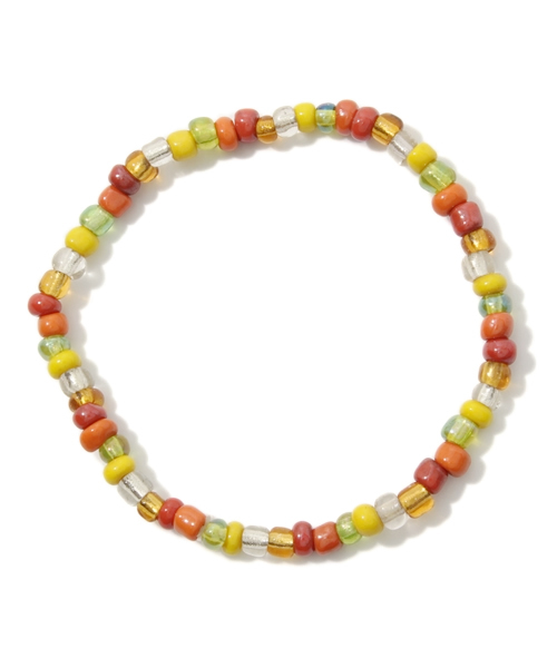 coen(コーエン)の「カラービーズブレスレット(ブレスレット・レディース・ブラック/ナチュラル/ブラウン/レッド/オレンジ/イエロー/ライム/ターコイズブルー/その他1/その他2/その他3/その他4・フリー)」の10枚目の写真