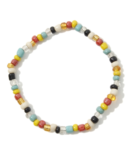 coen(コーエン)の「カラービーズブレスレット(ブレスレット・レディース・ブラック/ナチュラル/ブラウン/レッド/オレンジ/イエロー/ライム/ターコイズブルー/その他1/その他2/その他3/その他4・フリー)」の12枚目の写真