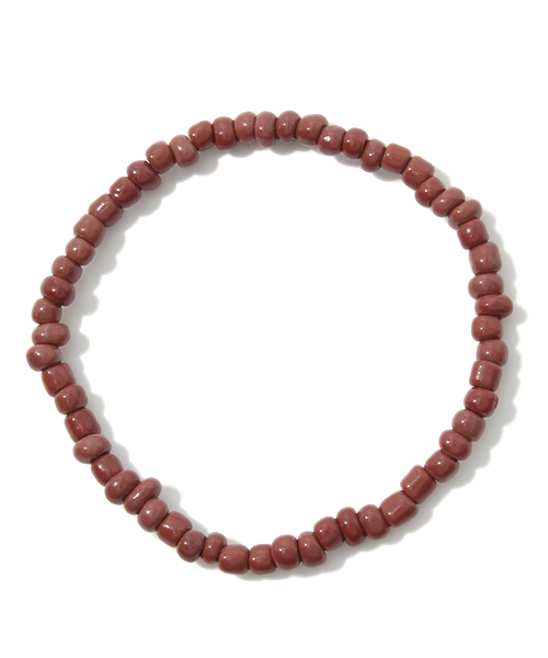 coen(コーエン)の「カラービーズブレスレット(ブレスレット・レディース・ブラック/ナチュラル/ブラウン/レッド/オレンジ/イエロー/ライム/ターコイズブルー/その他1/その他2/その他3/その他4・フリー)」の3枚目の写真