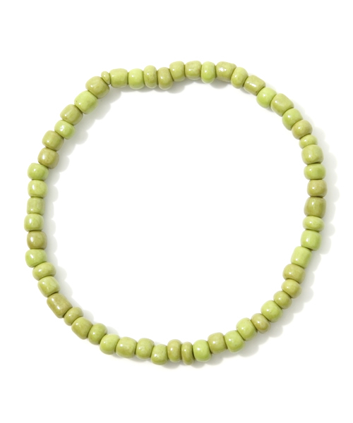 coen(コーエン)の「カラービーズブレスレット(ブレスレット・レディース・ブラック/ナチュラル/ブラウン/レッド/オレンジ/イエロー/ライム/ターコイズブルー/その他1/その他2/その他3/その他4・フリー)」の5枚目の写真