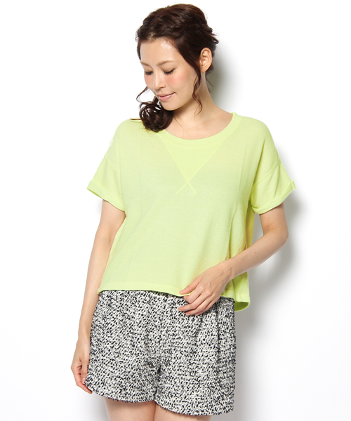 Another Edition（アナザーエディション）の「■AE ウラケ  S/SL PO ◆（Tシャツ/カットソー・レディース・ホワイト/イエロー/ライトブルー・フリー）」の10枚目の写真