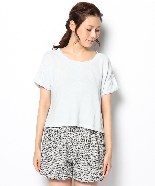 Another Edition（アナザーエディション）の「■AE ウラケ  S/SL PO ◆（Tシャツ/カットソー・レディース・ホワイト/イエロー/ライトブルー・フリー）」の4枚目の写真