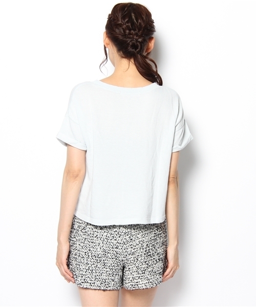 Another Edition（アナザーエディション）の「■AE ウラケ  S/SL PO ◆（Tシャツ/カットソー・レディース・ホワイト/イエロー/ライトブルー・フリー）」の6枚目の写真