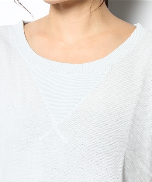 Another Edition（アナザーエディション）の「■AE ウラケ  S/SL PO ◆（Tシャツ/カットソー・レディース・ホワイト/イエロー/ライトブルー・フリー）」の7枚目の写真