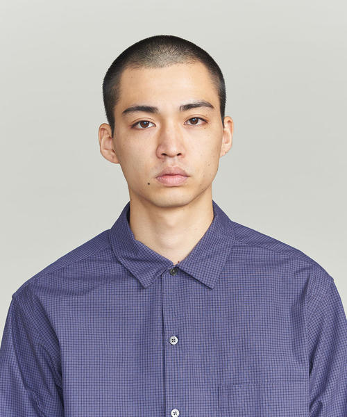 BEAUTY&YOUTH UNITED ARROWS(ビューティーアンドユースユナイテッドアローズ)の「BY グラフチェック レギュラーカラー シャツ о(シャツ/ブラウス・メンズ・ロイヤルブルー/ベージュ・X-LARGE/MEDIUM/SMALL/LARGE)」の9枚目の写真