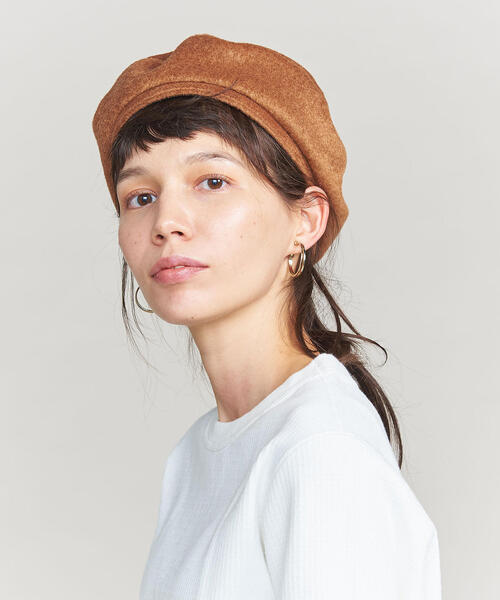 BEAUTY&YOUTH UNITED ARROWS(ビューティーアンドユースユナイテッドアローズ)の「BY ヘアリーミリタリーベレー帽 ◆(ハンチング/ベレー帽・レディース・ブラウン/ブラック・FREE)」の5枚目の写真