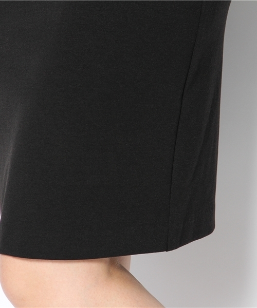 NANO universe（ナノユニバース）の「ペプラムフリルペンシルスカート（スカート・レディース・モカ/ブルー/ブラック/チャコール・FREE）」の13枚目の写真