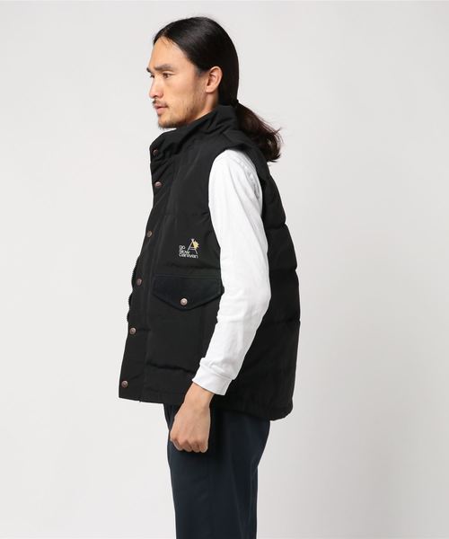 「ゴースローキャラバン」ダウンベスト go slow caravan（ゴースローキャラバン）の「ヘビーフラットダウン