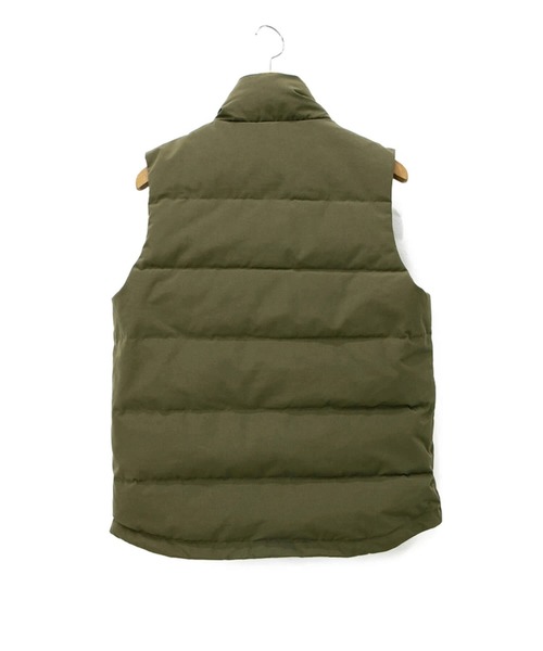 go slow caravan（ゴースローキャラバン）の「ヘビーフラットダウンベスト（ダウンベスト・メンズ・カーキ/ブラック・MEDIUM/LARGE）」の7枚目の写真