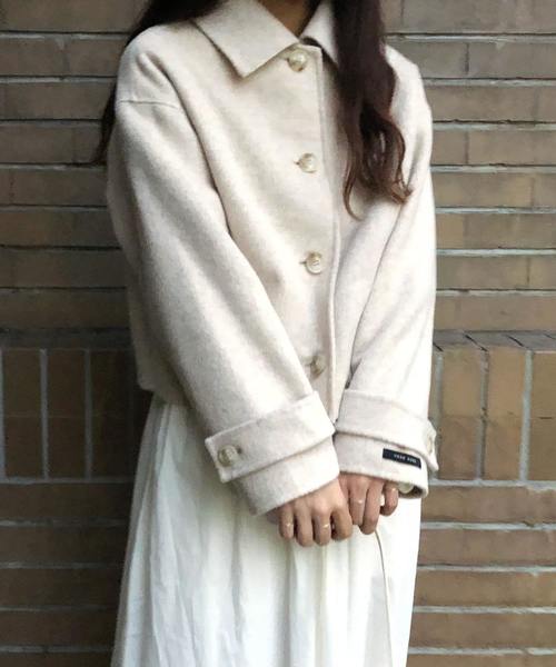 I Sook アイス の Hand Made ウールショートコート その他アウター Wear