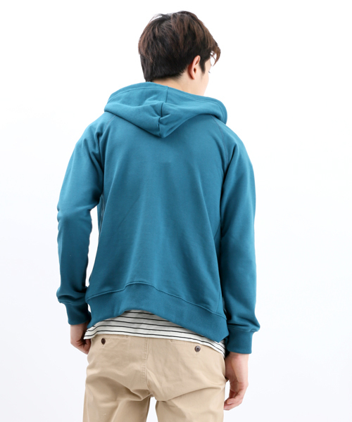 WEGO（ウィゴー）の「WEGO/カラーZIPパーカー（パーカー・メンズ・杢グレー/グリーン系その他/パープル/レッド/ネイビー/ブルー系その他/ブルー/ターコイズブルー/オフホワイト/ブラック/グリーン・SMALL/LARGE/MEDIUM）」の17枚目の写真