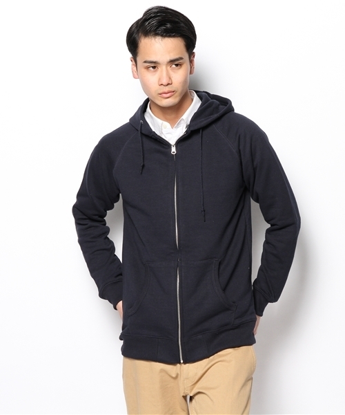 WEGO（ウィゴー）の「WEGO/カラーZIPパーカー（パーカー・メンズ・杢グレー/グリーン系その他/パープル/レッド/ネイビー/ブルー系その他/ブルー/ターコイズブルー/オフホワイト/ブラック/グリーン・SMALL/LARGE/MEDIUM）」の22枚目の写真