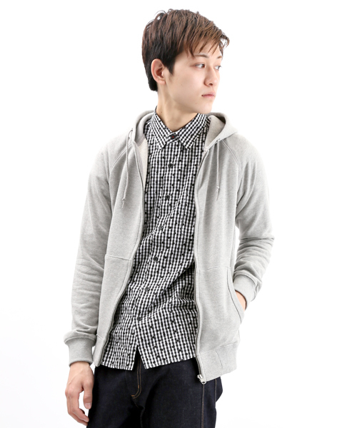 WEGO（ウィゴー）の「WEGO/カラーZIPパーカー（パーカー・メンズ・杢グレー/グリーン系その他/パープル/レッド/ネイビー/ブルー系その他/ブルー/ターコイズブルー/オフホワイト/ブラック/グリーン・SMALL/LARGE/MEDIUM）」の20枚目の写真